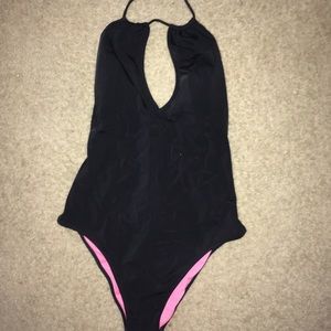 VS Pink Medium One Piece Swim